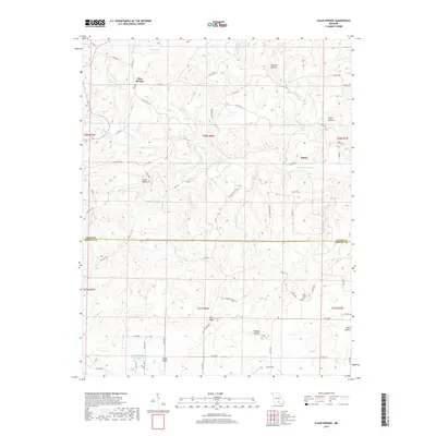 2017 Map of Clear Springs, 2017 Print