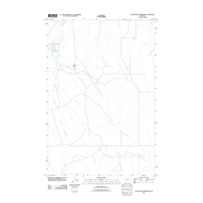 2011 Map of Clear Water Reservoir, 2011 Print