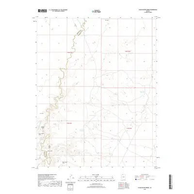 2018 Map of Clear Water Spring, 2018 Print