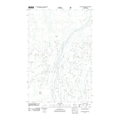 2011 Map of Clear West Peak, 2011 Print