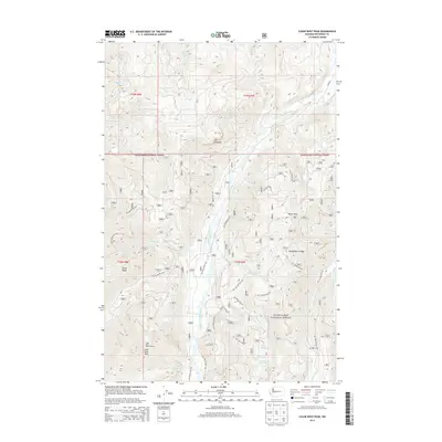 2014 Map of Clear West Peak, 2014 Print