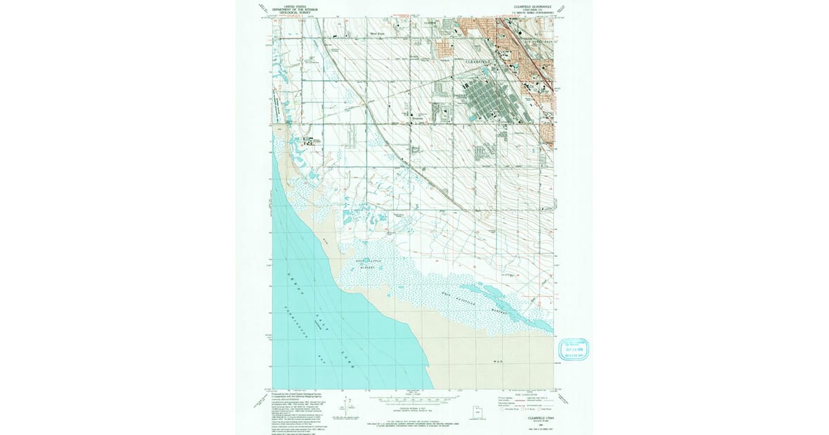 Layton Ut Map 1990s Maps of Layton, UT | Pastmaps