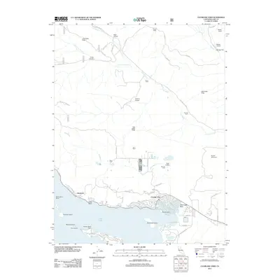 2012 Map of Clearlake Oaks, 2012 Print