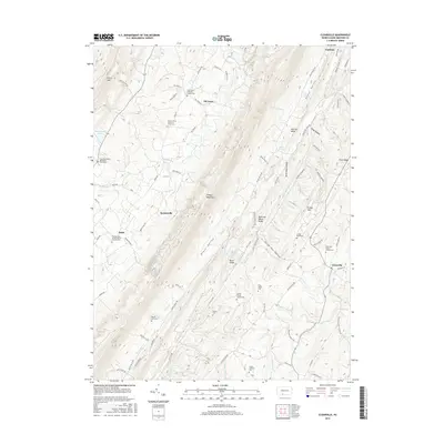 2016 Map of Clearville, 2016 Print