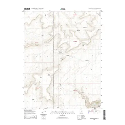 2014 Map of Clearwater Canyon, 2014 Print