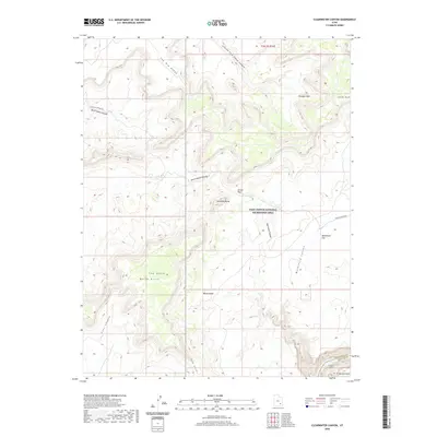 2020 Map of Clearwater Canyon, 2020 Print