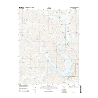 2015 Map of Clearwater Dam, 2015 Print