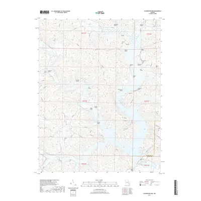 2017 Map of Clearwater Dam, 2017 Print