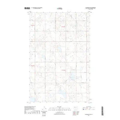 2017 Map of Clearwater Lake, 2017 Print