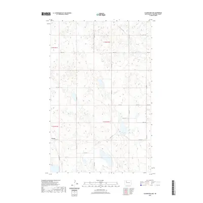 2020 Map of Clearwater Lake, 2020 Print