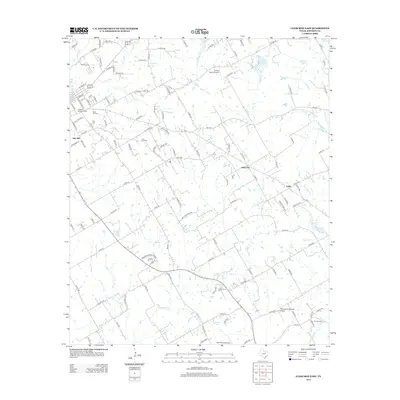 2012 Map of Cleburne East, 2012 Print