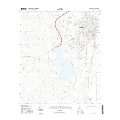 2016 Map of Cleburne West, 2016 Print