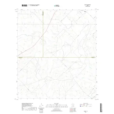 2019 Map of Clegg, 2019 Print