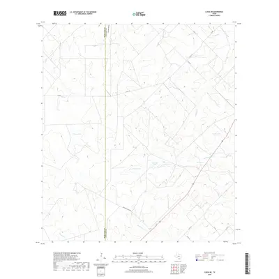 2019 Map of Clegg NE, 2019 Print