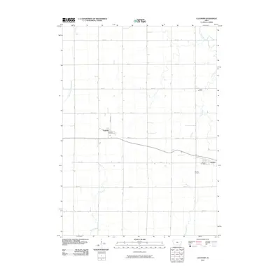 2010 Map of Cleghorn, 2010 Print