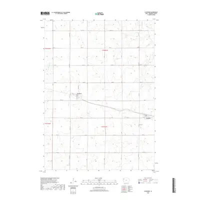 2018 Map of Cleghorn, 2018 Print