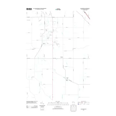 2013 Map of Cleghorn, 2013 Print