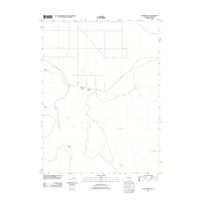 2012 Map of Cleghorn Flat, 2012 Print