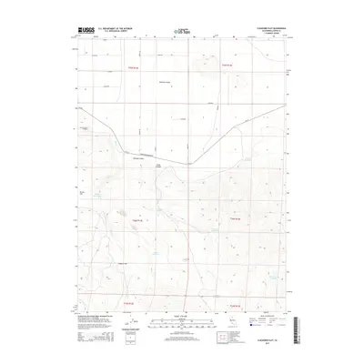 2015 Map of Cleghorn Flat, 2015 Print