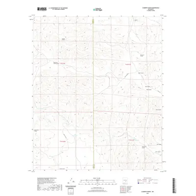 2020 Map of Clements Ranch, 2020 Print