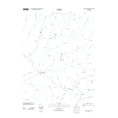 2013 Map of Clementsville, 2013 Print