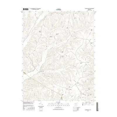 2016 Map of Clementsville, 2016 Print