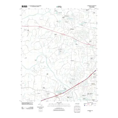 2010 Map of Clemmons, 2010 Print