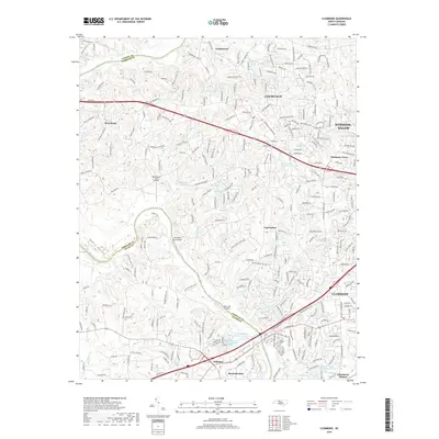 2019 Map of Clemmons, 2019 Print