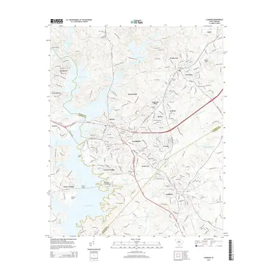 2014 Map of Clemson, 2014 Print