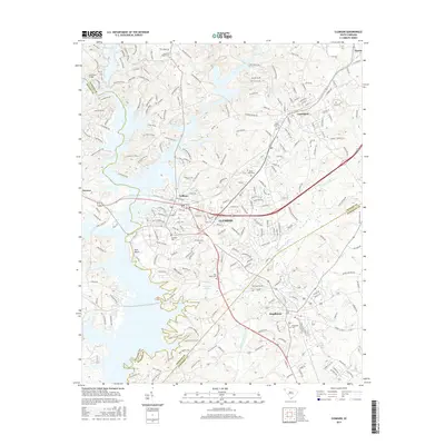 2017 Map of Clemson, 2017 Print