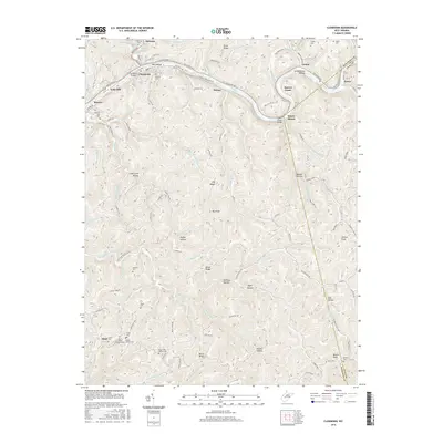 2016 Map of Clendenin, 2016 Print