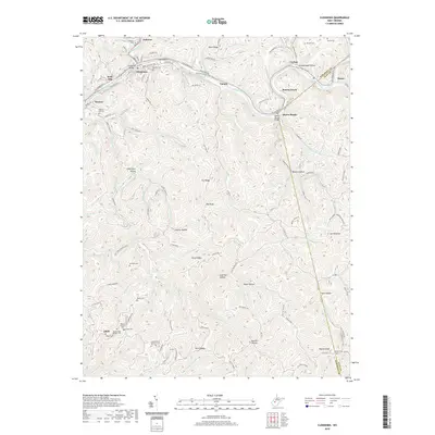 2019 Map of Clendenin, 2019 Print