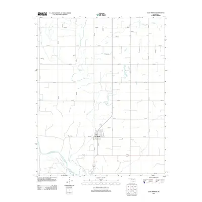 2012 Map of Cleo Springs, 2012 Print
