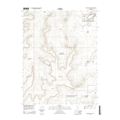 2014 Map of Cleopatras Chair, 2014 Print