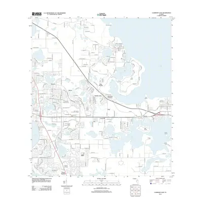 2012 Map of Clermont East, 2012 Print