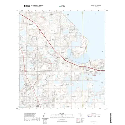 2021 Map of Clermont East, 2021 Print