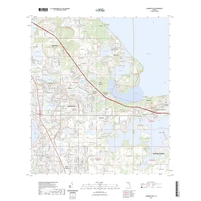 2023 Map of Clermont East, 2023 Print