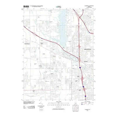 2010 Map of Clermont, 2010 Print