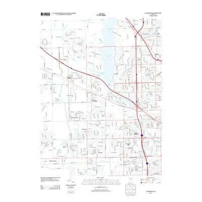 2013 Map of Clermont, 2013 Print