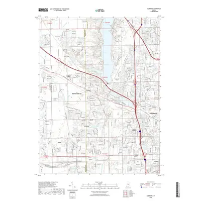 2019 Map of Clermont, 2019 Print