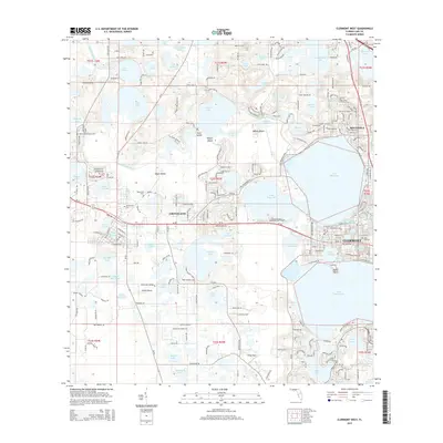 2015 Map of Clermont West, 2015 Print