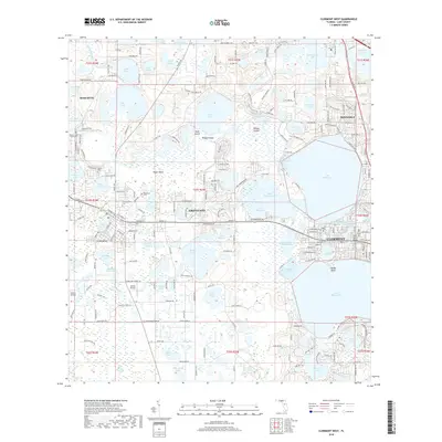 2018 Map of Clermont West, 2018 Print