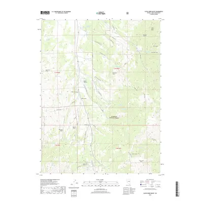 2018 Map of Cleve Creek Baldy, 2018 Print