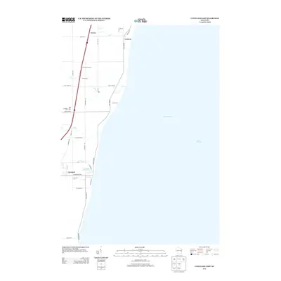 2013 Map of Cleveland East, 2013 Print