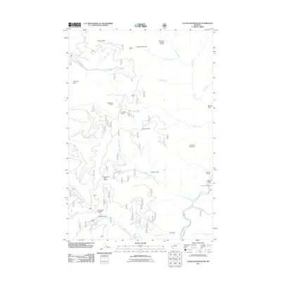 2011 Map of Cleveland Mountain, 2011 Print