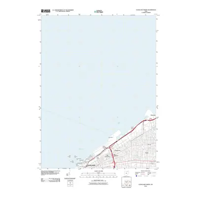 2010 Map of Cleveland North, 2010 Print