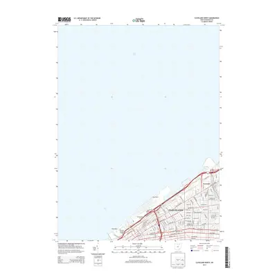 2013 Map of Cleveland North, 2013 Print