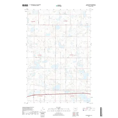 2017 Map of Cleveland NW, 2017 Print