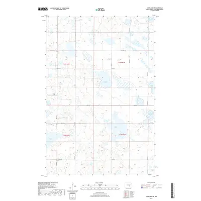 2017 Map of Cleveland SW, 2017 Print