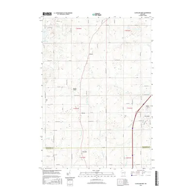 2016 Map of Cleveland West, 2016 Print